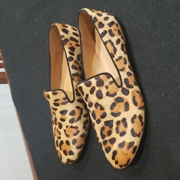 J Crew 9.5 calf hair penny loafers - Picture 3 of 15